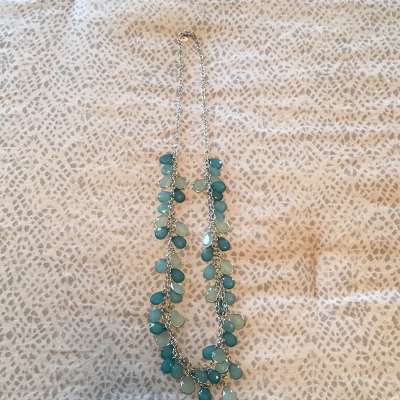 Charming Charlie teal fashion necklace - Picture 2 of 4